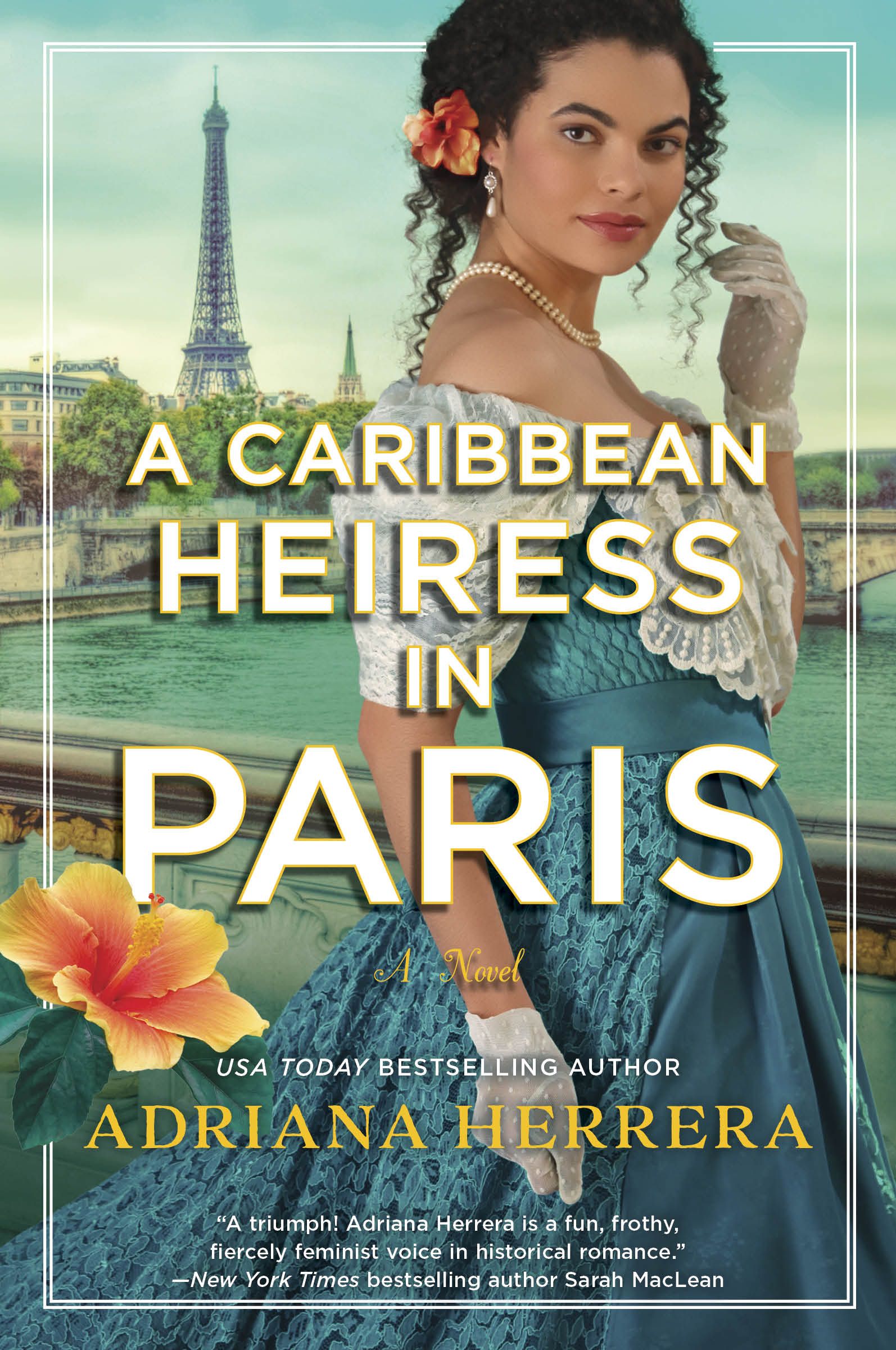 cover of A Caribbean Heiress in Paris by Adriana Herrera