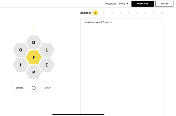 Waffle is a Wordle-like about swapping letters across a five-word grid