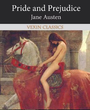 Pride and Prejudice book cover by Jane Austen