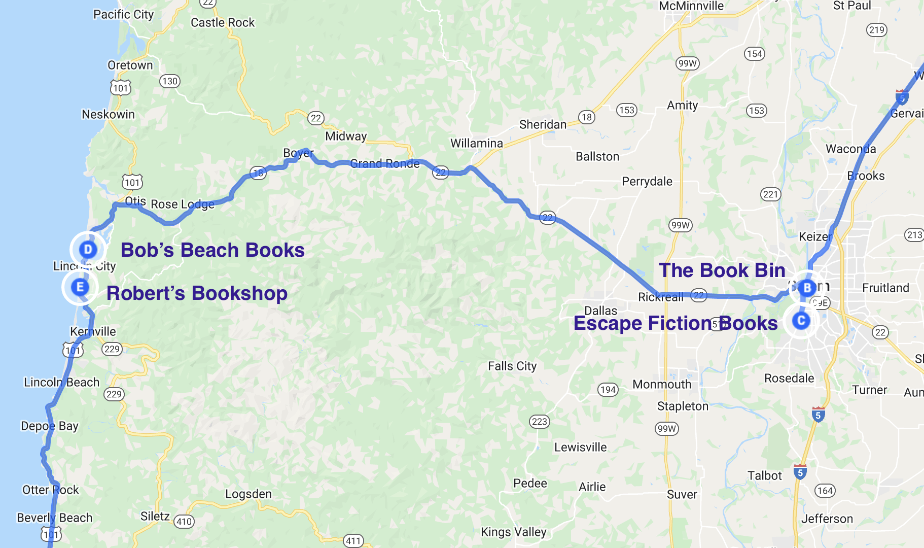 A Bookish Coastal U S  Road Trip  Pacific Coast Highway - 59