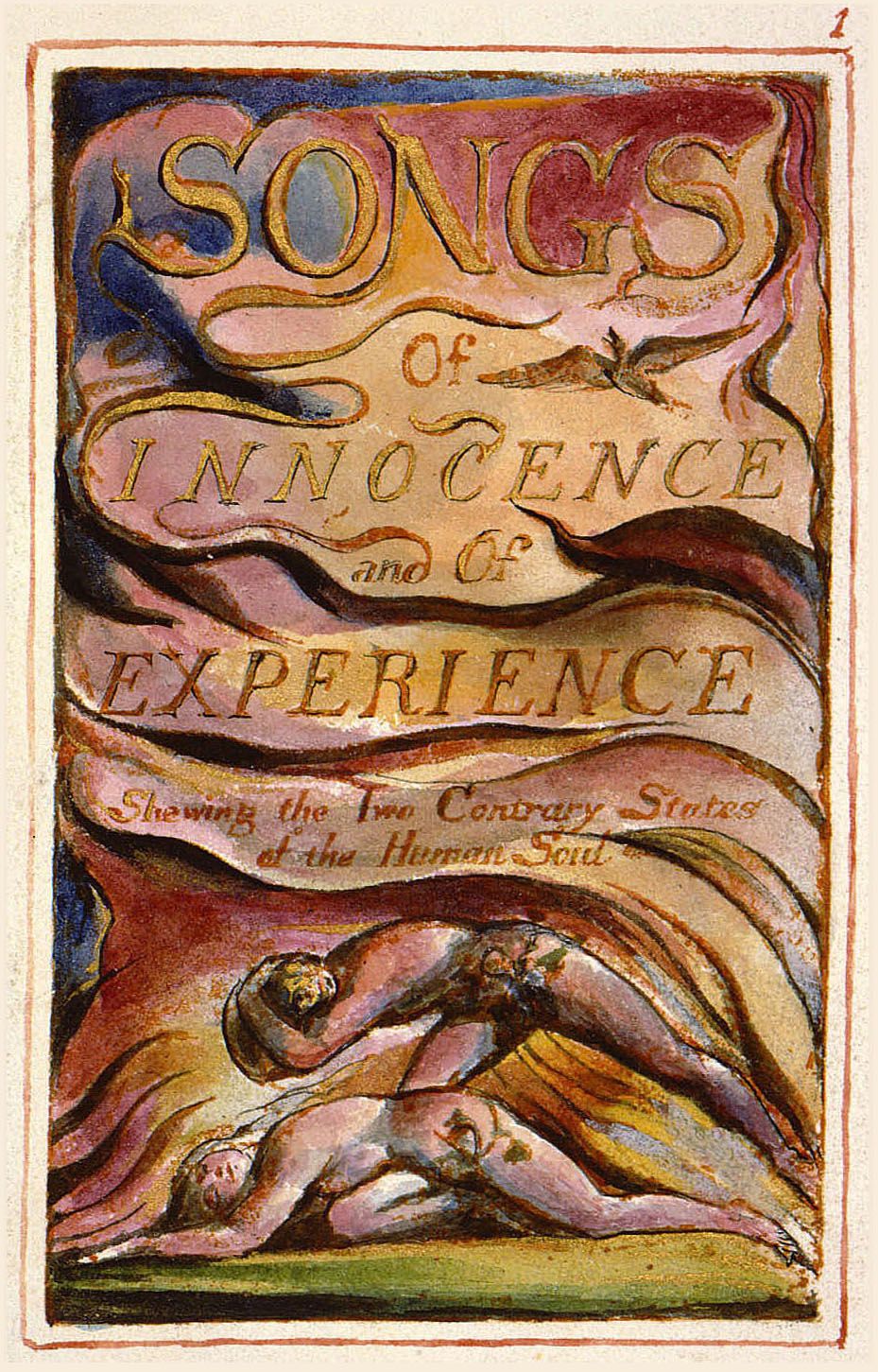 the painted cover of Songs of Innocence and Experience