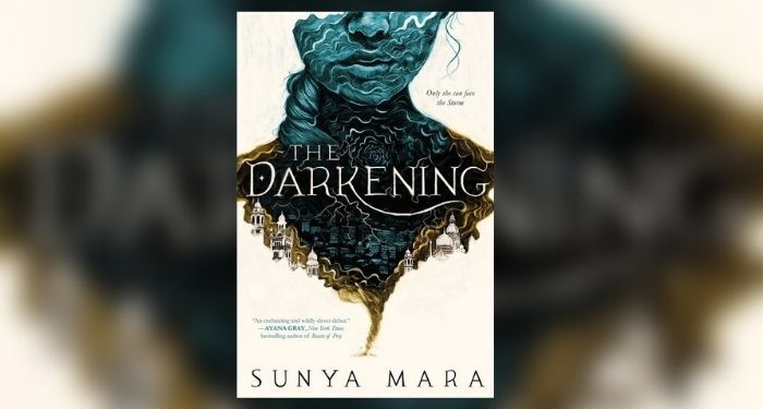 Book cover for THE DARKENING by Sunya Mara