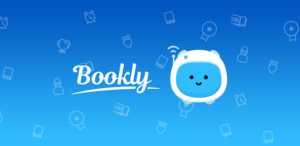 Image of the blue bookly app logo