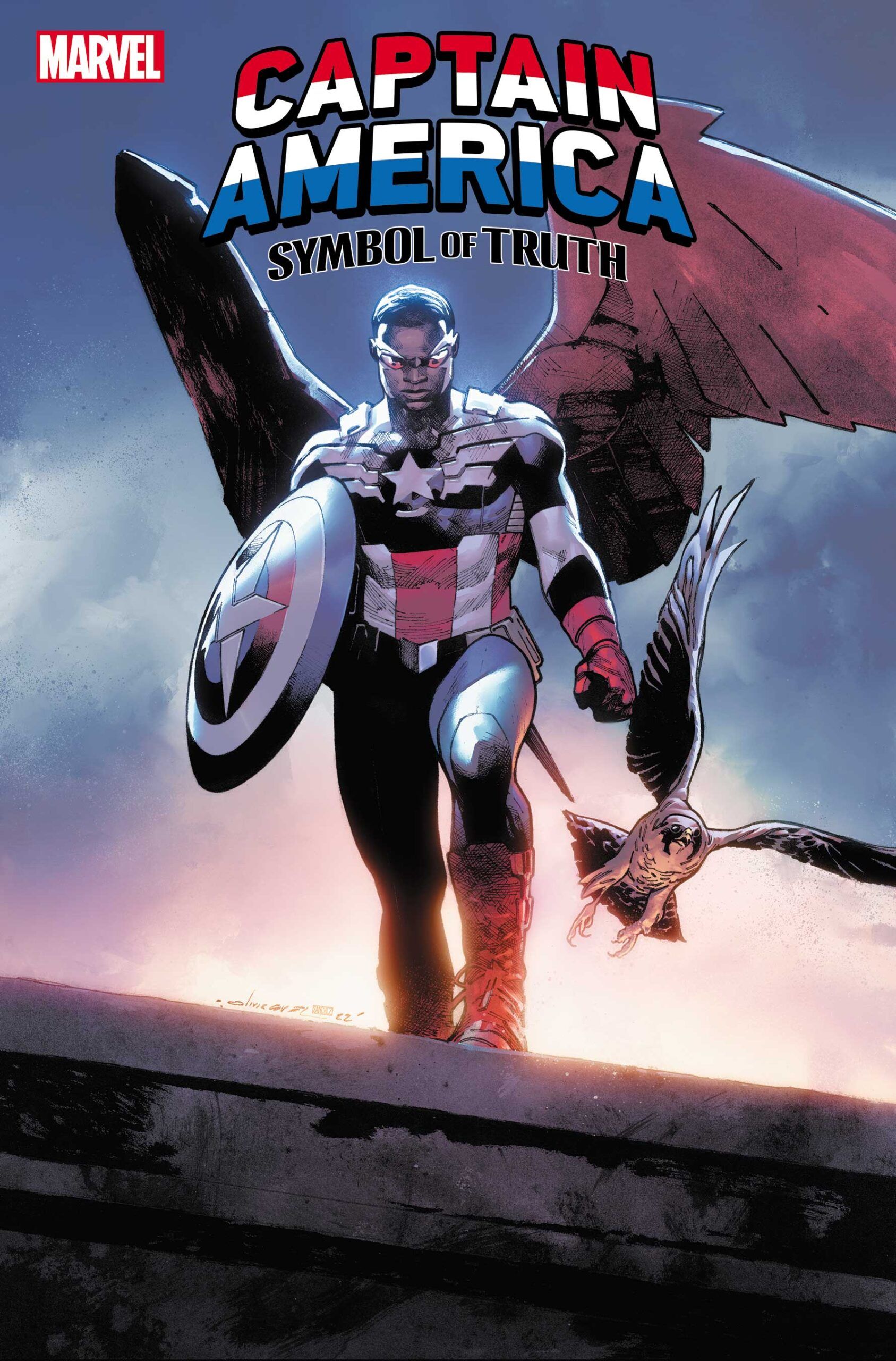 Captain America Symbol of Truth Comic Book Cover