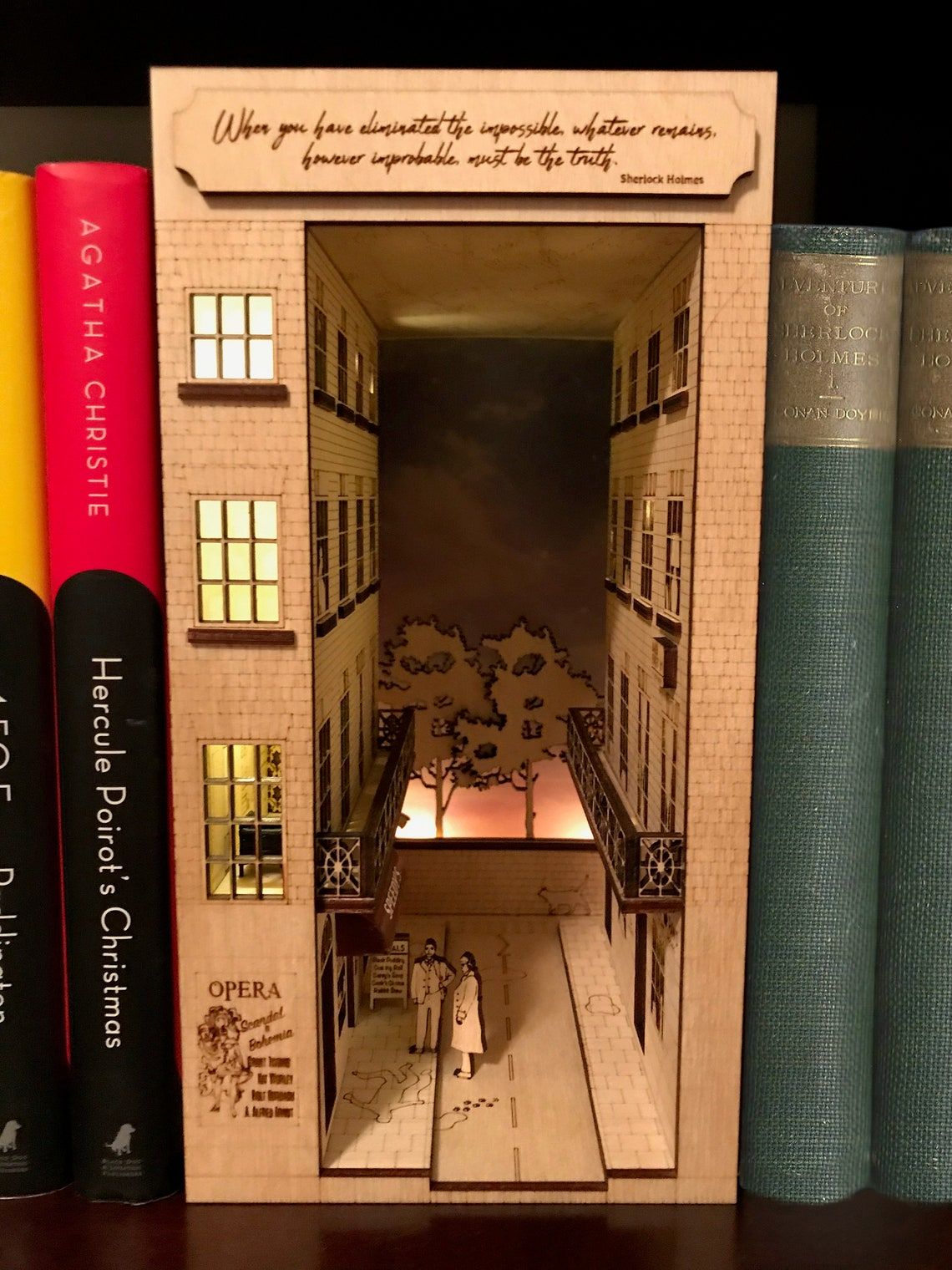 photo of Sherlock Holmes bookscape