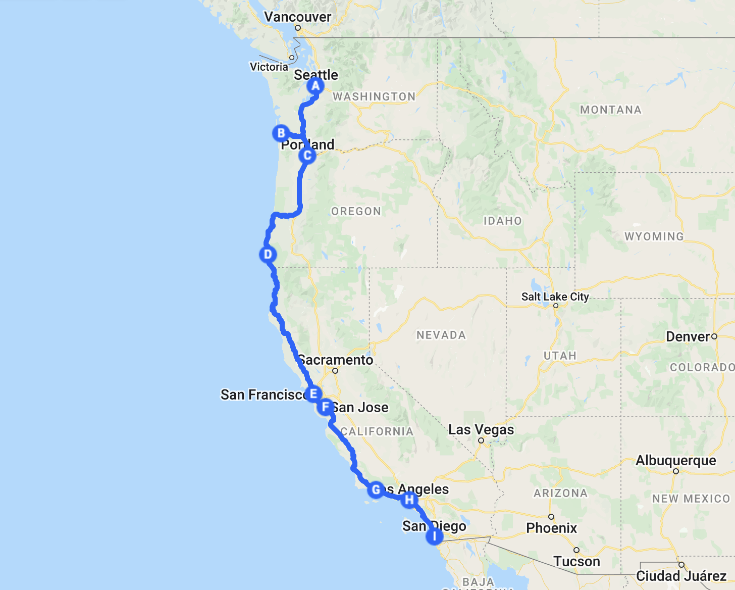 A Bookish Coastal U.S. Road Trip: Pacific Coast Highway