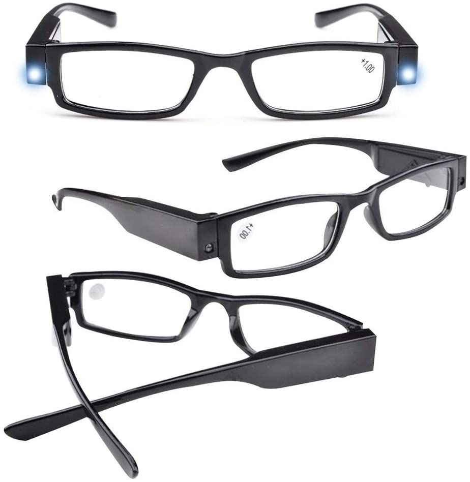 Reading Glasses with Light Bright as one of the  best gadgets for book lovers