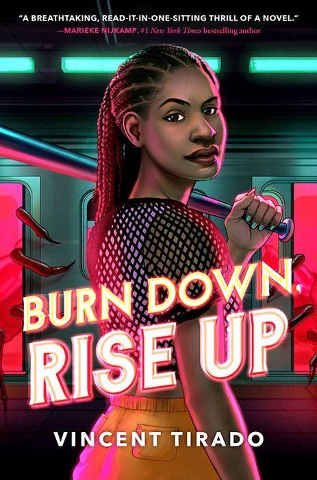 Burn Down, Rise Up by Vincent Tirado Dust Jacket