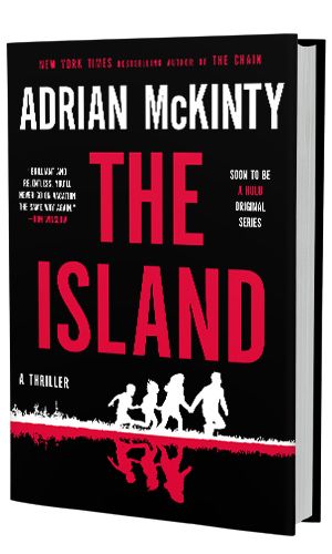 Book cover of The Island by Adrian McKinty