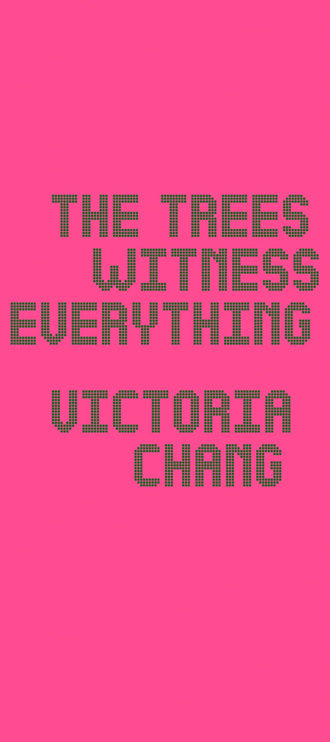 Trees Witness Everything cover by Victoria Chang