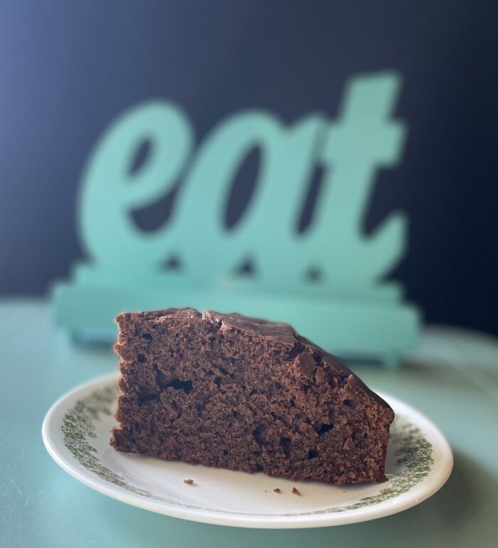 a photo of a birthday cake slice