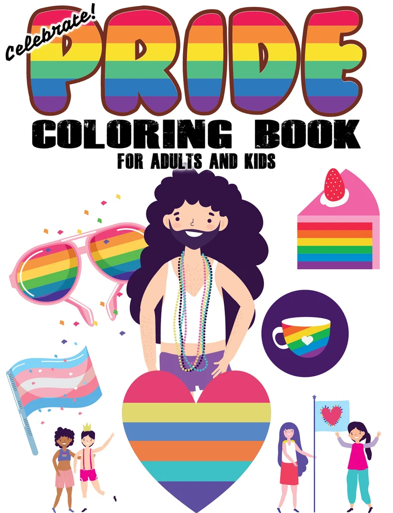 Celebrate Pride coloring book