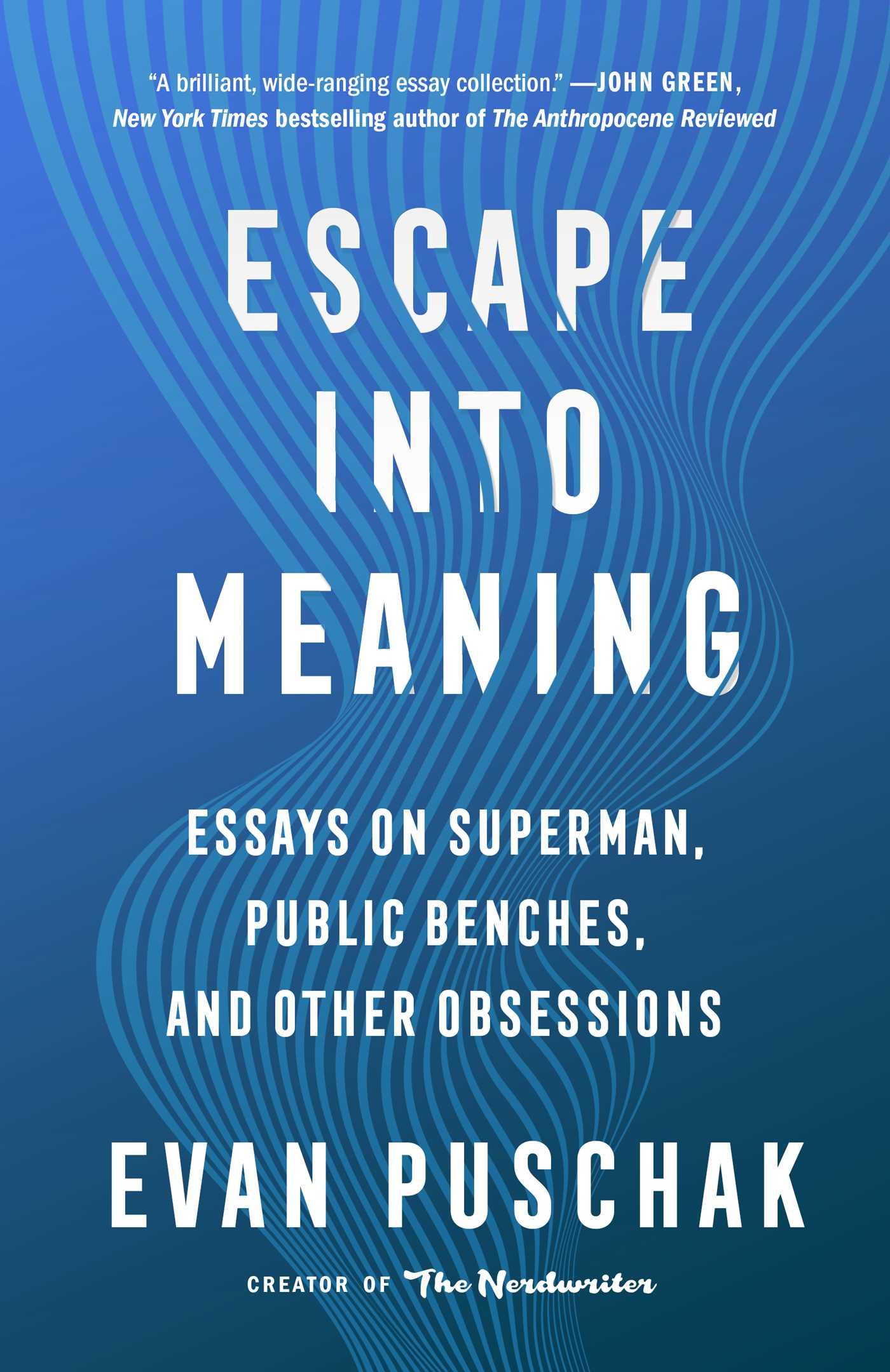 cover of Escape into Meaning