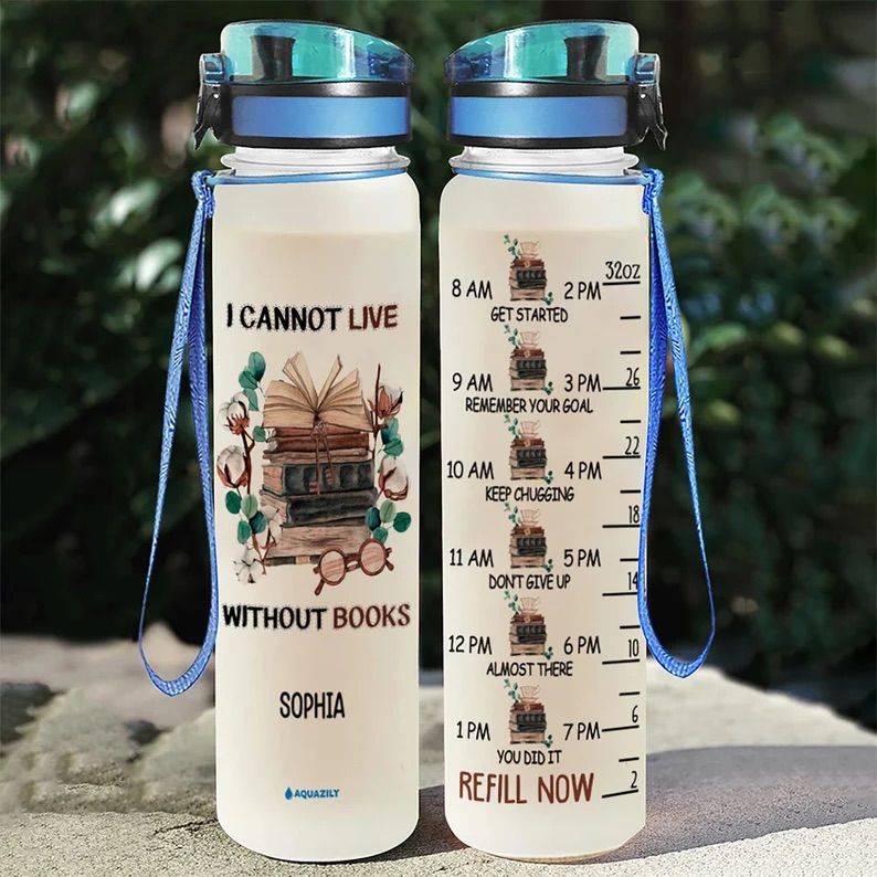 Reading Goal Water Bottles 