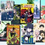 collage of manga being adapted
