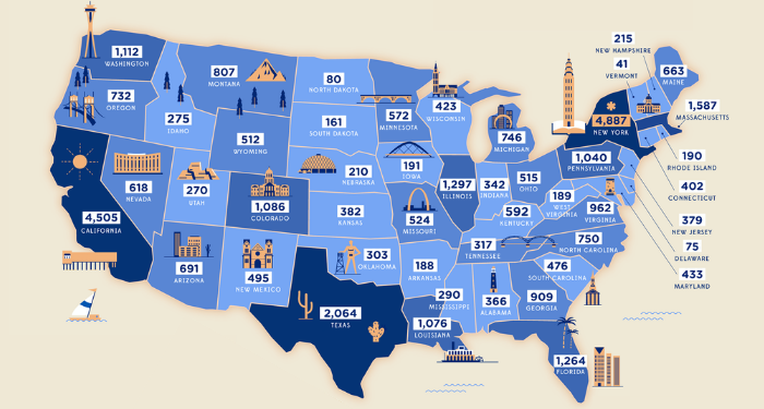 BaseballReference mostviewed MLB player in every state