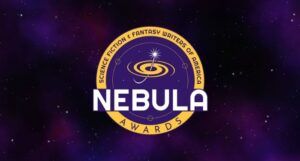 nebula awards logo set against space background