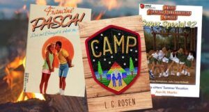 summer camp in ya fiction book cover collage