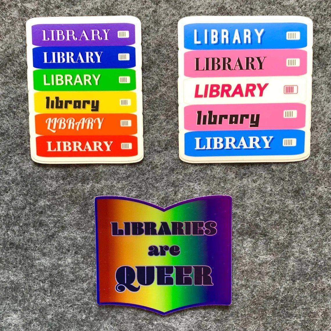 library pride book stacks
