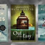 a collage of the Ruta Sepetys covers listed
