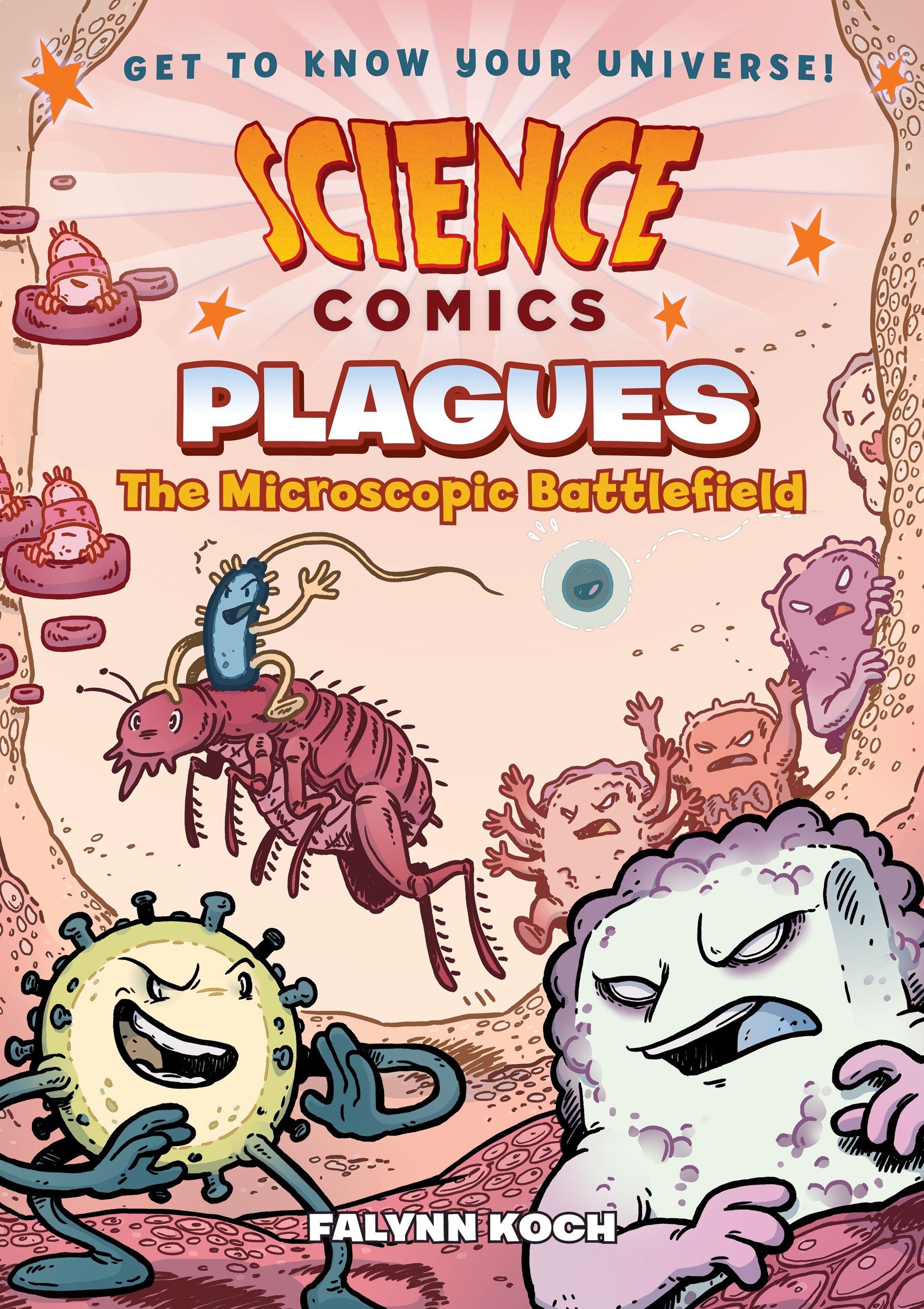 科学コミックの表紙：疫病