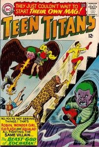 The cover of Teen Titans 1. At the top, it reads 