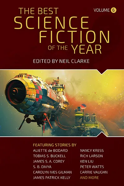 cover image of best of anthology titled The Best Science Fiction of the Year
