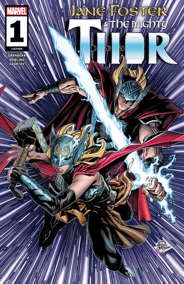 Cover of Jane Foster & the Mighty Thor #1 by Torunn Grønbekk and Michael Dowling 