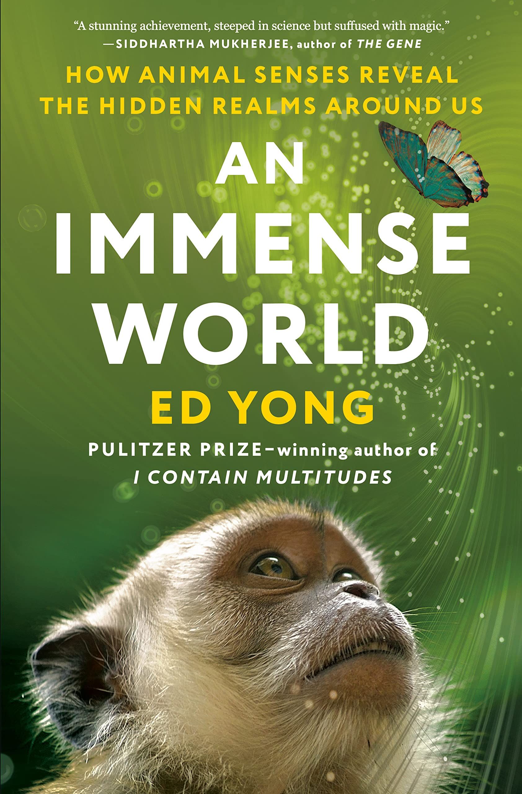 Ed Yong tarafından yazılan An Immense World'ün kapağı