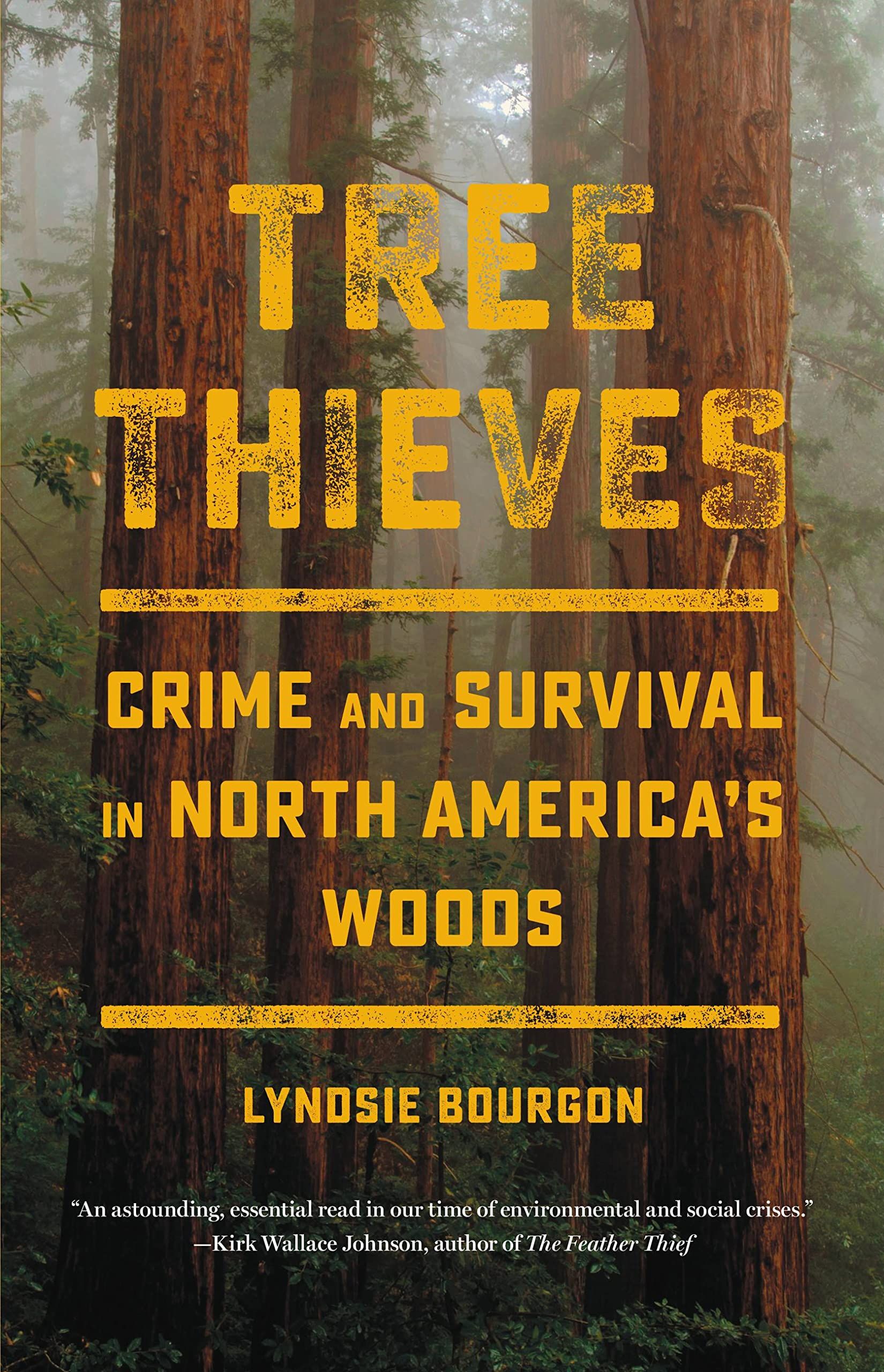 Tree Thieves: Crime and Survival in North America's Woods'un kapağı 