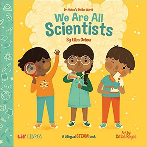 Cover of We are all scientists board book