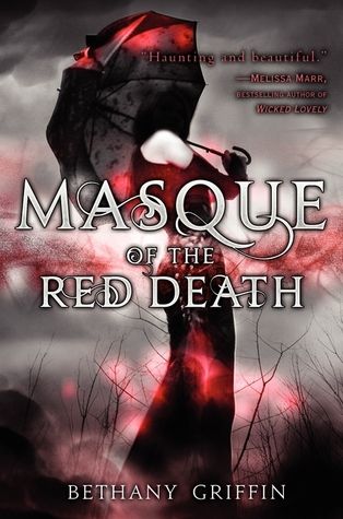 Bethany Griffin'in Kızıl Ölümün Maskesi kitabının kapağı
