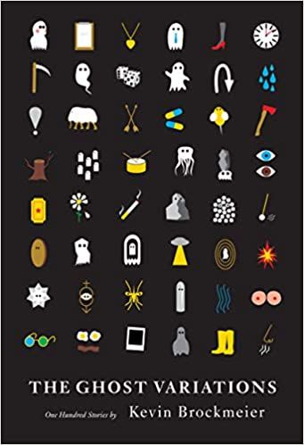 cover of The Ghost Variations: One Hundred Stories by Kevin Brockmeier; illustrations of dozens of little emojis relevant to the stories in the book