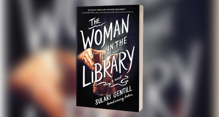 Book cover for The Woman in the Library by Sulari Gentill