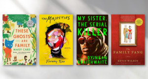 four of the covers of the books listed below