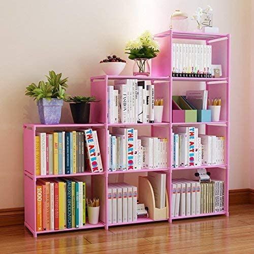 Hosmat 9 cube DIY children's bookcase adjustable bookshelf