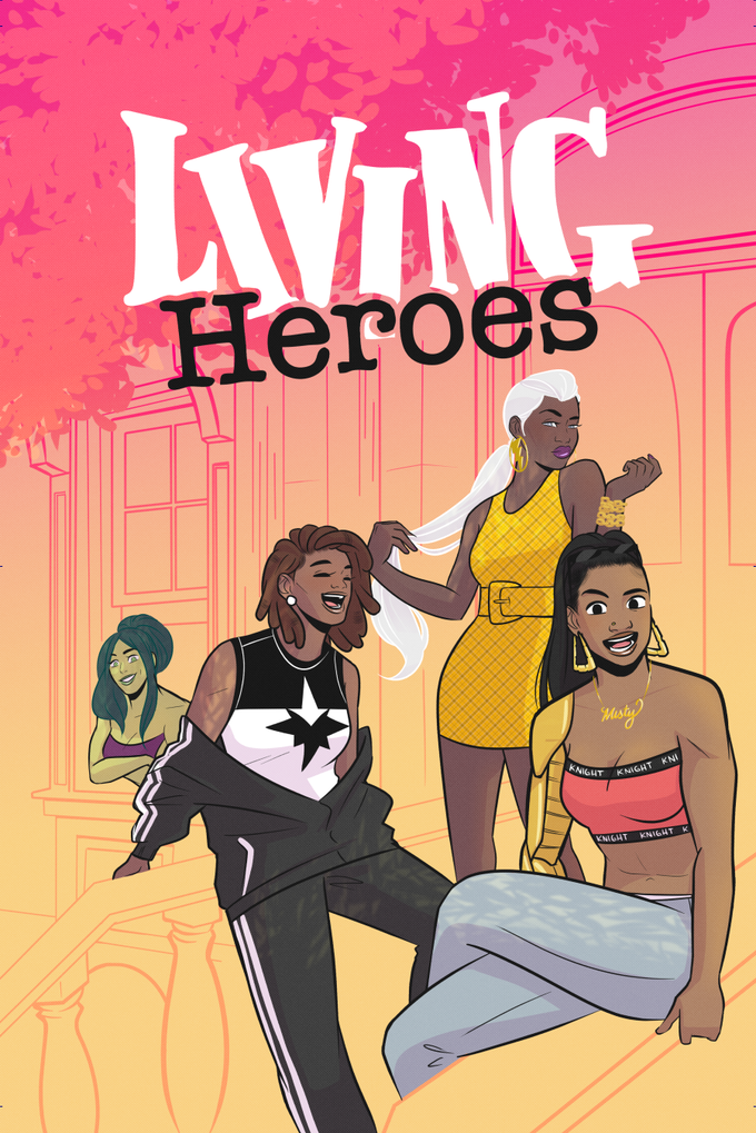 cover of the book living heroes