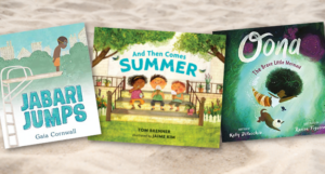 a collage of summer picture books covers