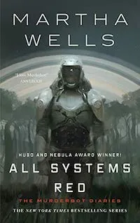A graphic of the cover of All Systems Red