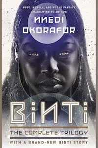 A graphic of the cover of Binti