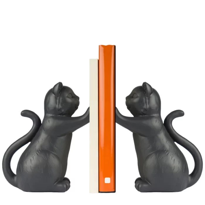 Cat book ends