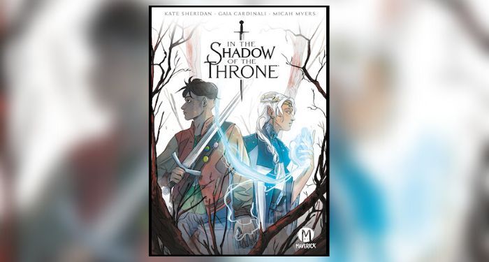 Book cover of In the Shadow of the Throne by Kate Sheridan, Gaia Cardinali, and Micah Myers