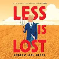 A graphic of the cover of Less Is Lost