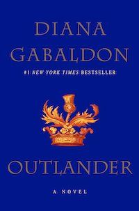 A graphic of the cover of Outlander