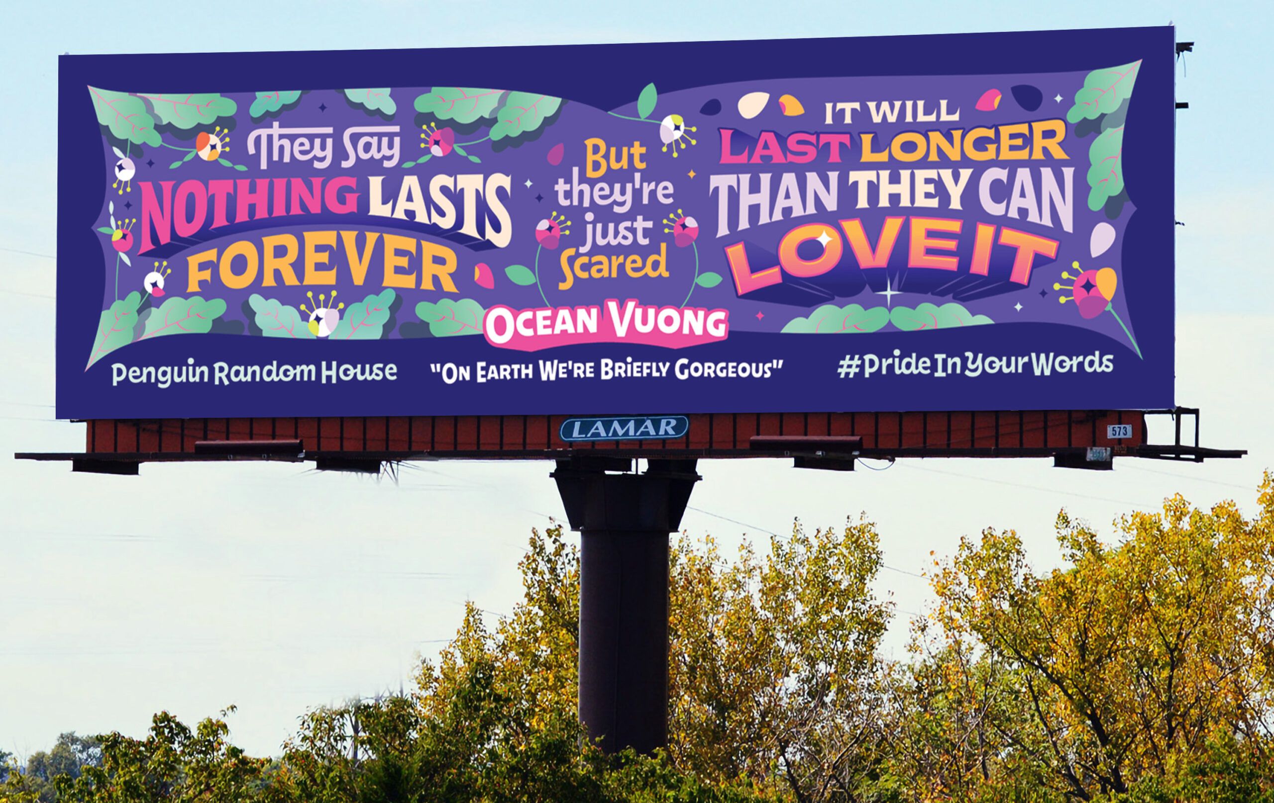 Billboards with Quotes From LGBTQ Books Placed in Book Banning States - 80