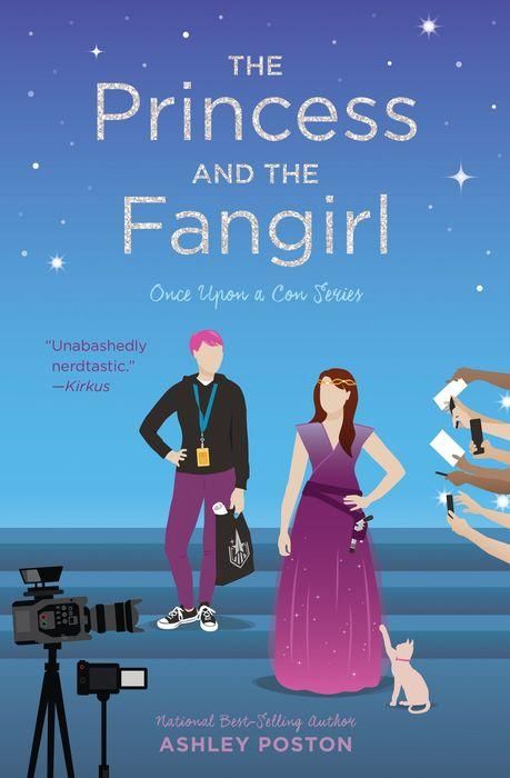 The Princess and the Fangirl by Ashley Poston Book Cover