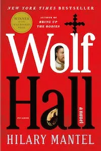 A graphic of the cover of Wolf Hall