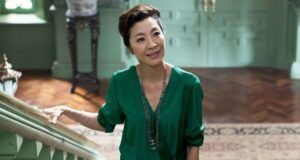 still from crazy rich asians of michelle yeoh