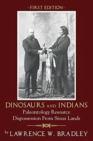 book cover of dinosaurs and indians