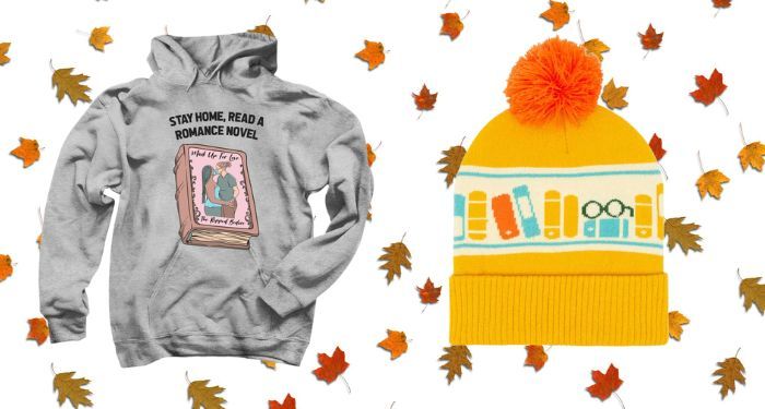 Image of a fall hoodie and beanie